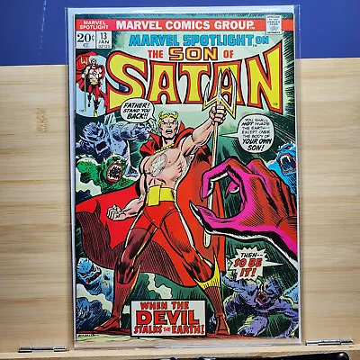 Buy Marvel Spotlight, Vol. 1 #13 (1973) Origin Of Son Of Satan John Romita Sr. Cover • 63.25£