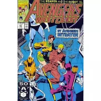 Buy Avengers West Coast #67 In Near Mint Condition. Marvel Comics [v  • 6.04£