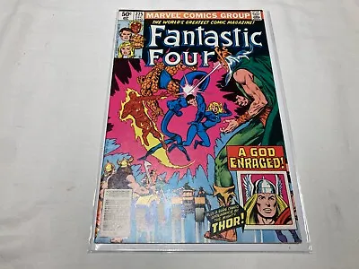 Buy Fantastic Four 225 VF+ 8.5 Bronze Age Thor Odin Cameo! Newsstand Edition 1980 • 3.66£