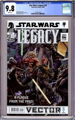 Buy Star Wars Legacy #29 Cgc 9.8 White Pages Vector 2008 • 79.02£
