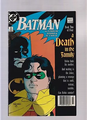 Buy Batman #427 - Newsstand - Death In The Family Part 2 (9/9.2) 1989 • 11.97£