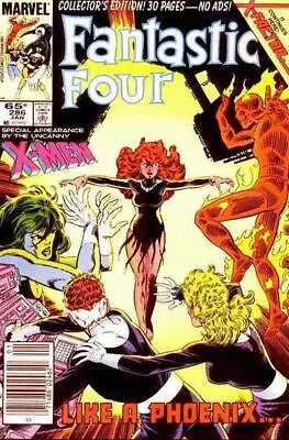 Buy Fantastic Four (1961) # 286 NS (5.0-VGF) X-Men, Avengers, Jean Grey 1986 • 6.75£