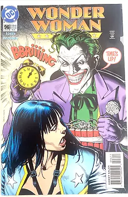 Buy Wonder Woman  # 96. 2nd  Series. April 1995. Joker Cover. Vfn+ 8.5. • 12.49£