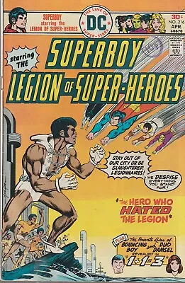 Buy Dc Comics Superboy #216 (1976) 1st Print F • 6.95£