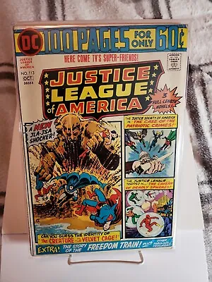 Buy Justice League Of America #113 (DC 1974) 1st App Sandy The Golden Boy As Sandman • 11.92£