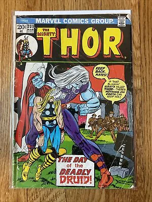 Buy THOR #209 1973 MARVEL BRONZE AGE COMICS Bag/Boarded - Acceptable • 5.52£