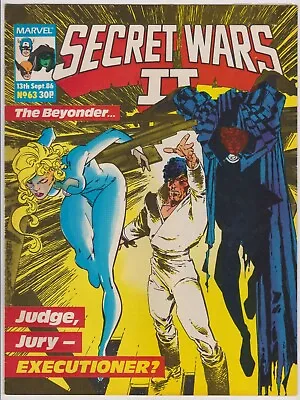Buy Secret Wars II #63 1986 Fine+ Marvel UK • 4.20£