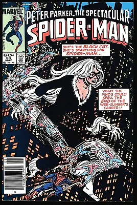 Buy Spectacular Spider-Man #90 Newsstand, 2nd App. Of The Black Costume, NM • 46.17£