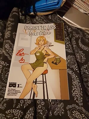 Buy Gangster Ass Barista #1 Cover SP-A SDCC • 30£