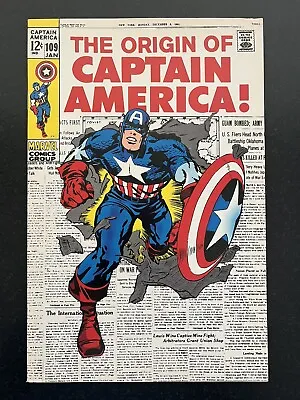 Buy Captain America #109 JC Penney Reprint (1994) - VF+ (8.5) - Origin Retold • 36.95£