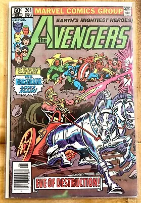 Buy Avengers #208 Bronze Age - Berserker Appearance 1981 Marvel Comics Newsstand VG+ • 15.28£