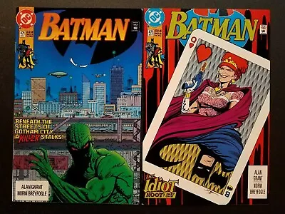 Buy Batman #471 & 472 NM (DC,1991) Bat-Hound, Killer Croc And Tim Drake! • 3.90£