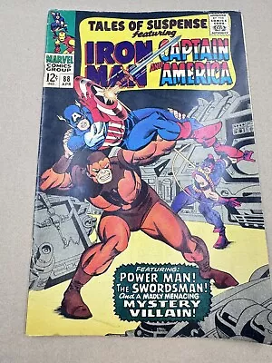 Buy Tales Of Suspense #88 Iron Man Captain America! Marvel 1967 • 16.04£