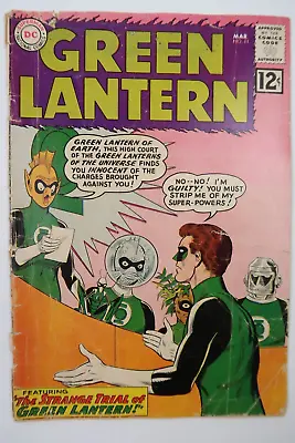 Buy Green Lantern 11 1st Appearance Stel Silver Age DC Comics 1962 Low Grade 1.0-2.0 • 28.01£