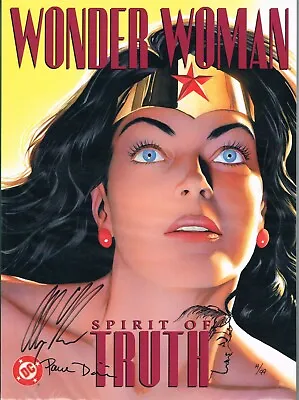 Buy Wonder Woman Spirit Of Truth Alex Ross Signed & Remarked #4 Of 99! Dynamic Force • 278.05£