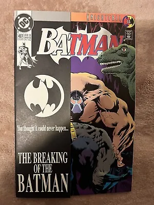 Buy Batman #497 The Breaking Of The Batman DC Comics 1993 Bane  HIGH GRADE • 23.90£