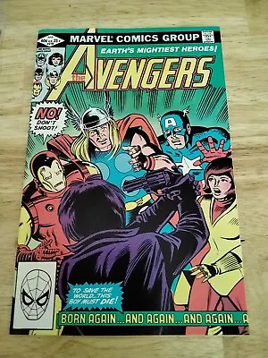 Buy The Avengers # 218 :  Marvel Comics April 1982 : Controversial Gun Cover !!.  • 3.99£