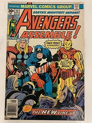 Buy Avengers #151 Marvel Vintage Old Bronze Age Comics 1st Print VG • 12.06£