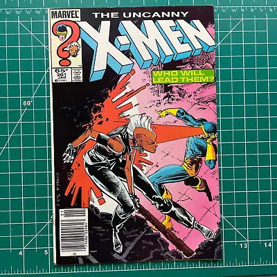 Buy Uncanny X-Men #201 NEWSSTAND (1986) Key 1st App Nathan Summers Cable Mid Grade • 15.34£