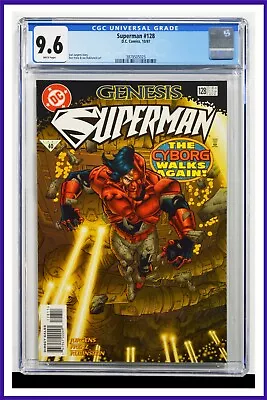 Buy Superman #128 CGC Graded 9.6 DC October 1997 White Pages Comic Book. • 71.24£