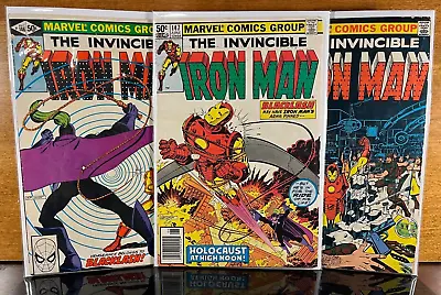 Buy Bronze Age THE INVINCIBLE IRON MAN 146 147 148 First Appearance Backlash 1st Lot • 17.08£