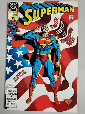 Buy Superman 53 : Truth, Justice And The American Way [Comic] [Jan 01, 1991] Jerry  • 3.95£