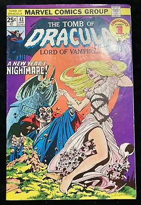 Buy ~The Tomb Of Dracula~  Wrightson Cover! Blade App. 1976 #43 VG+/Fine MVS Intact • 9.61£