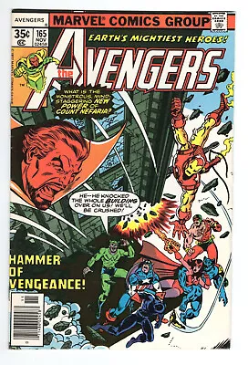 Buy Avengers #165 Very Fine Plus 8.5 Iron Man Captain America John Byrne Art • 13.65£