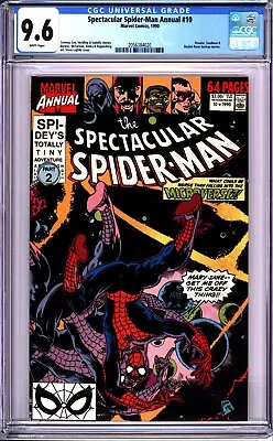 Buy Spectacular Spider-man #10 Annual - Cgc 9.6 Wp - Todd Mcfarlane - Prowler App • 89.20£