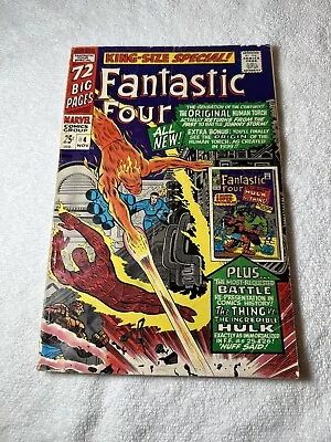 Buy Fantastic Four King-Size Special #4 1966 (Detached Cover) • 11.82£