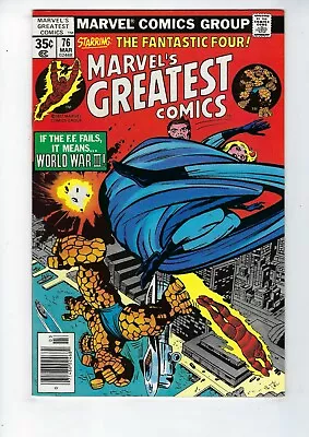 Buy MARVEL'S GREATEST COMICS #76 (Fantastic Four #95 Jack Kirby Art, MAR 1978) VF/NM • 7.95£
