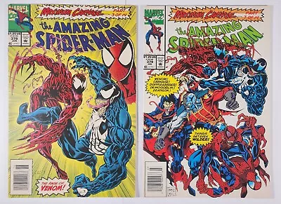 Buy Amazing Spider-Man #378 & 379 High Grade Newsstand Marvel 1993 Lot Of 2 • 15.82£