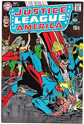 Buy Justice League Of America #74, 1969 Justice Society X-over, O'Neil/Dillin VG-FN • 27.59£