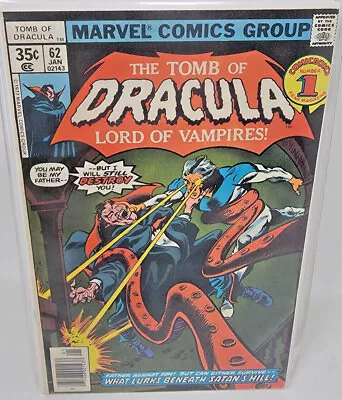 Buy Tomb Of Dracula #62 Mephisto Appearance *1978* 8.5 • 10.24£