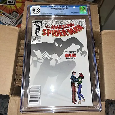Buy Amazing Spider-Man #290 CGC 9.8 Newsstand! White Pages Peter Parker Proposes • 236.49£