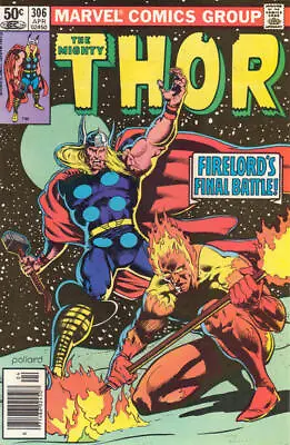 Buy Thor #306 (Newsstand) FN; Marvel | Firelord Mark Gruenwald - We Combine Shipping • 5.54£