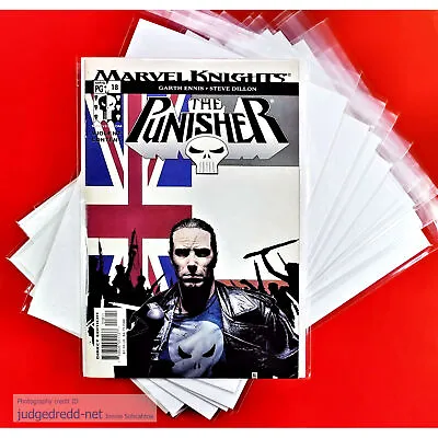 Buy Marvel Punisher Etc Comic Bags And Boards Size17 For Regular Marvel TPBs X 10 • 12.99£