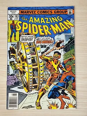 Buy Amazing Spider-Man  #183 - Year '78  Marvel - Script By Marv Wolfman - Newsstand • 15.81£