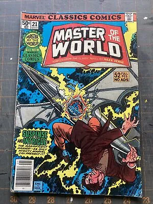Buy Marvel Classics Comics #21 - Master Of The World (Marvel, 1977) VG • 6.39£