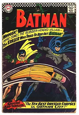 Buy * BATMAN #188 (1966) Mr. Eraser & The Best Dressed Corpses! Very Good 4.0 * • 31.51£