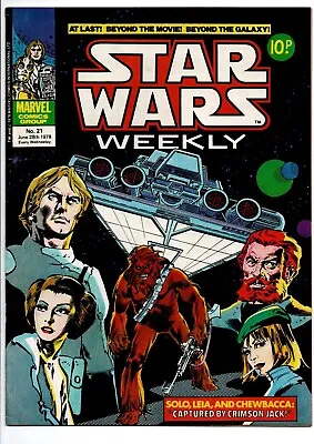 Buy Star Wars Weekly #21, Marvel UK, 1978, Sleeved & Boarded • 8.69£