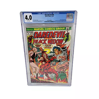 Buy Daredevil And The Black Widow #105 CGC 4.0 VG Origin Of Moondragon Comic Book • 56.11£