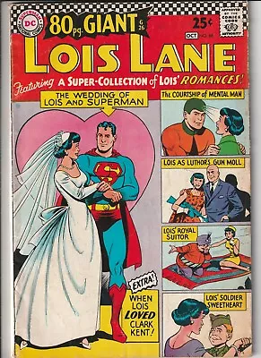 Buy Superman's Girl Friend Lois Lane #68 1966 DC Comics 3.5 VG- 80PG GIANT • 8.70£