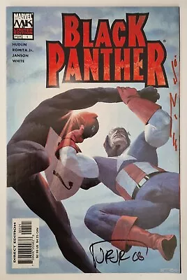 Buy Black Panther Vol 3 #1 (Marvel 2005) C Variant - Signed Romita Jr & Esad Ribic • 27£