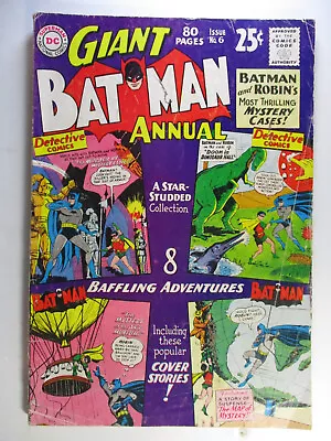 Buy Batman Annual #6, Most Thrilling Mystery Cases, VG-, 3.5 (C) OW Pgs • 19.46£