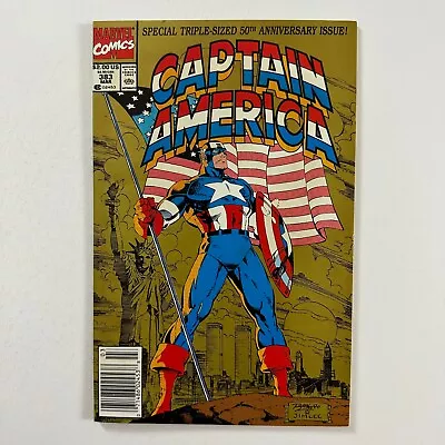 Buy Captain America 383 Newsstand Ron Lim Jim Lee Cover Art (1991, Marvel Comics) • 15.01£