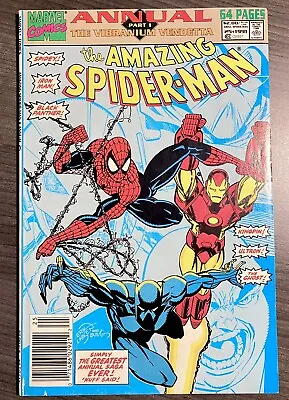 Buy Amazing Spider-Man Annual #25 First Solo Venom Story Key 1991 Marvel • 1.79£