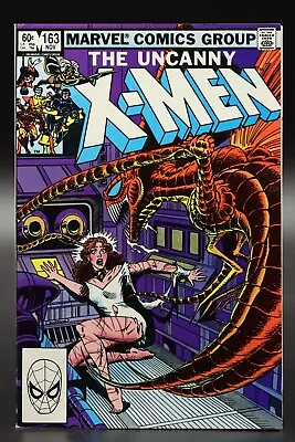 Buy Uncanny X-Men (1963) #163 1st Print Dave Cockrum Kitty Pryde VS Brood Cover VF+ • 6£