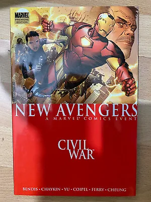 Buy New Avengers 5 Civil War Marvel Premiere Edition Hardback Graphic Novel Bendis • 8.95£