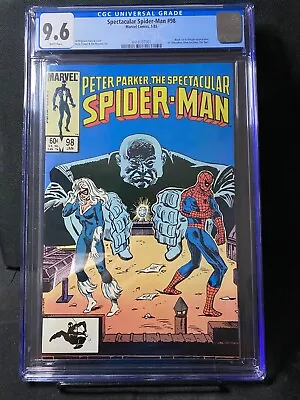 Buy The Spectacular Spider-man #98 1985 CGC 9.6 • 59.96£